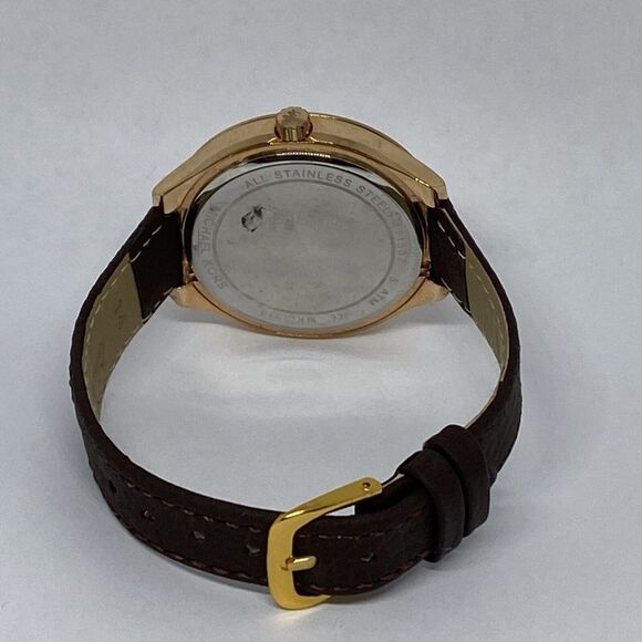 Michael Kors Kerry MK3313 Women's Brown Leather Analog Dial Quartz Watch NO139 - Picture 10 of 12